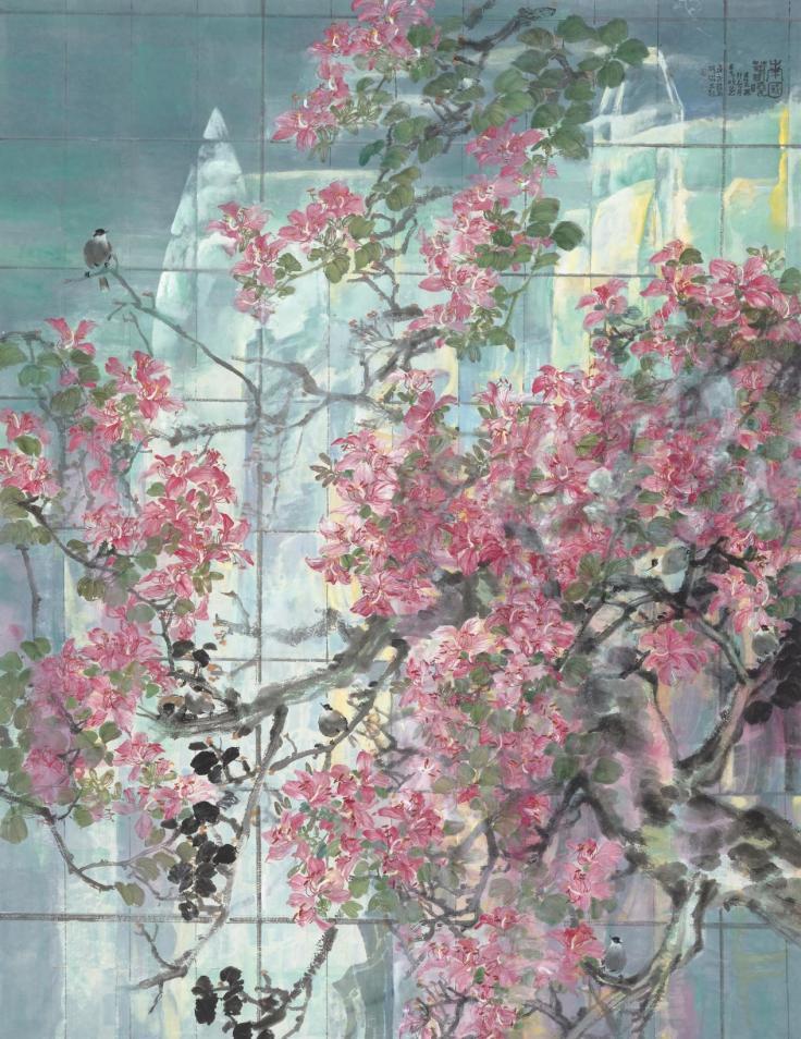 马顺先《南国春晓》226&times;176cm