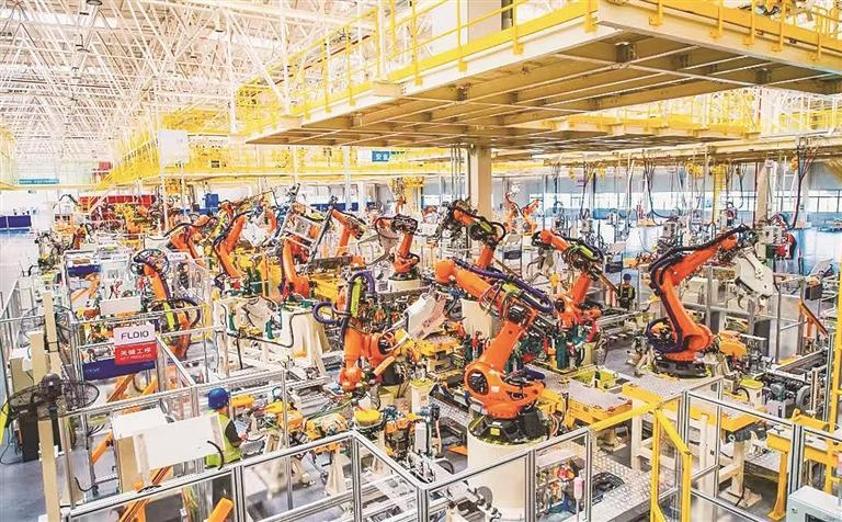 远程新能源商用车上饶基地总装车间