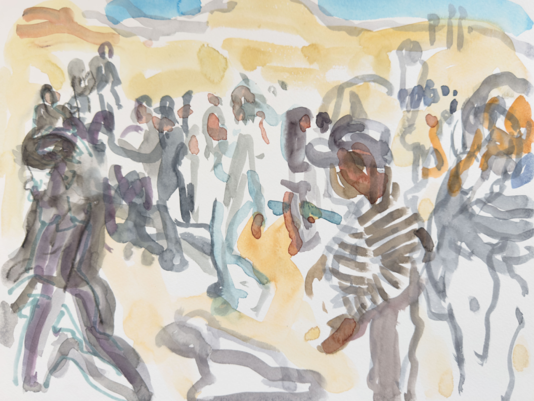 《约旦记忆-6》纸本水彩 24&times;32cm 2019