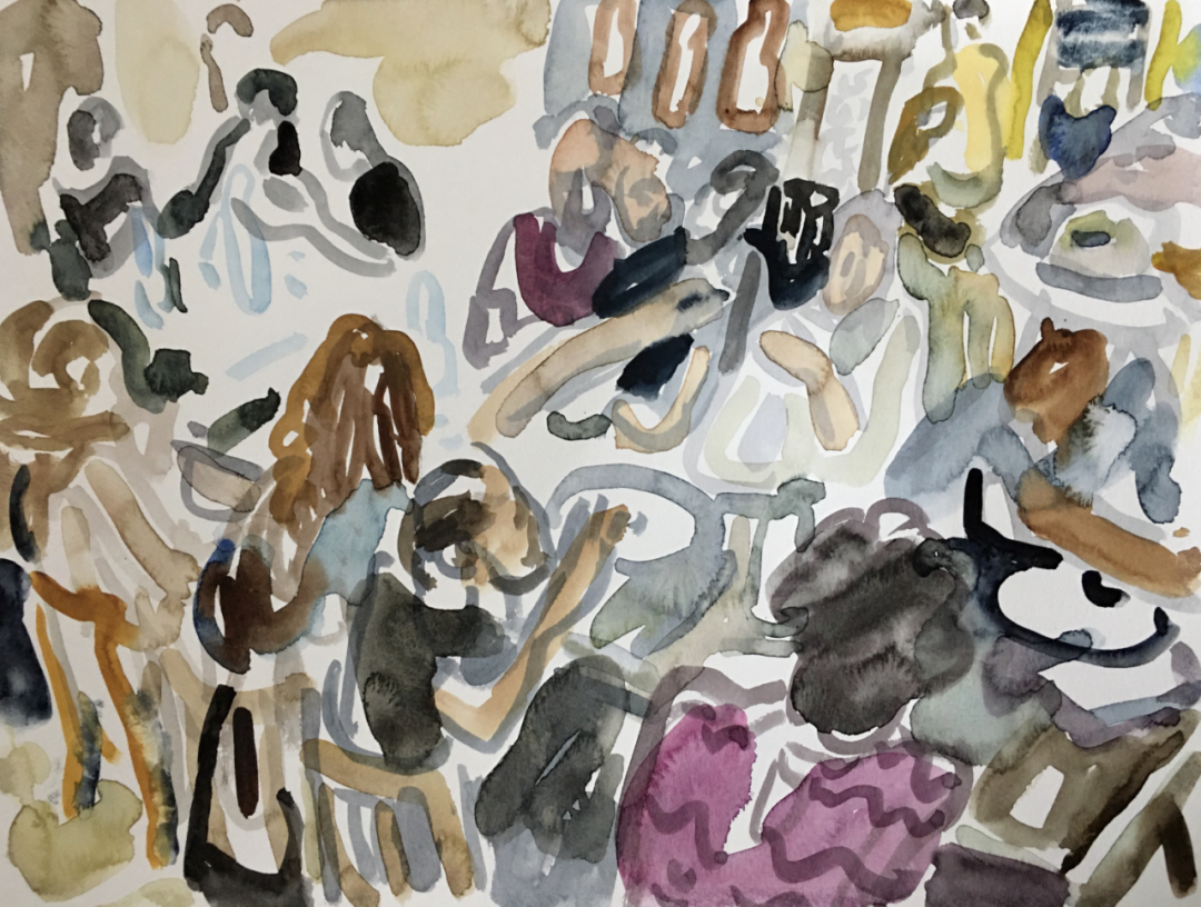 《约旦记忆-2》 纸本水彩 24&times;32cm 2019