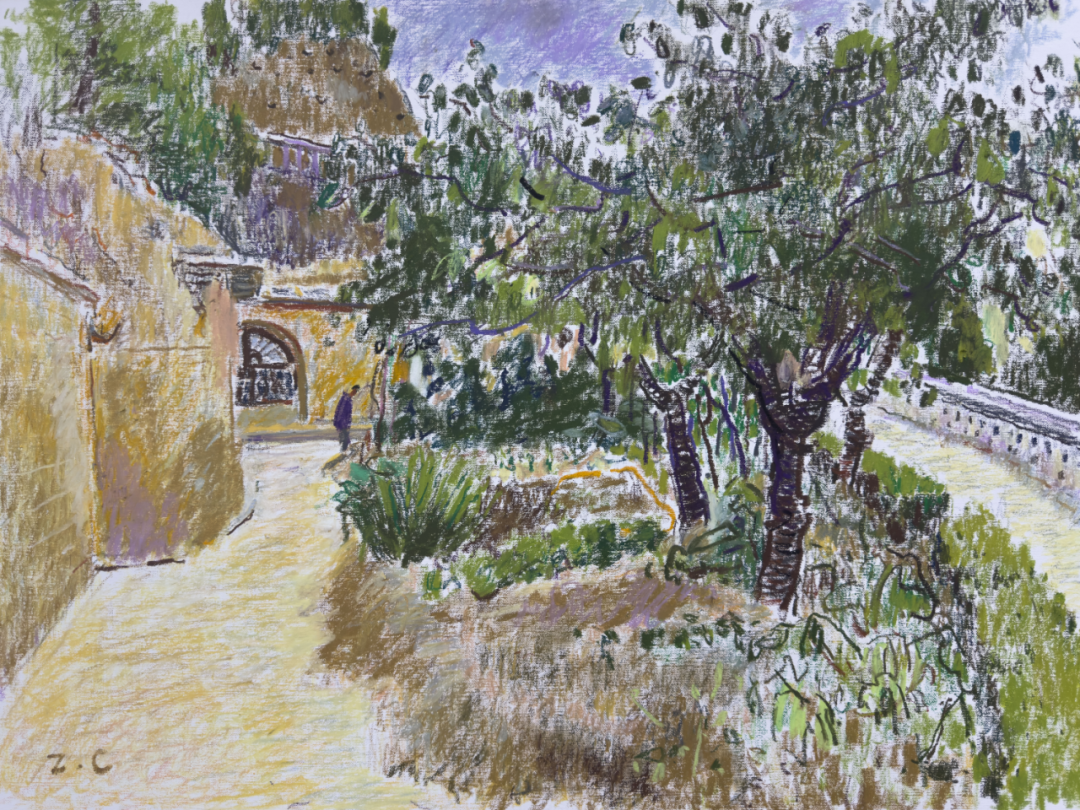 《陕公旧址》布面油画棒 80&times;60cm 2024