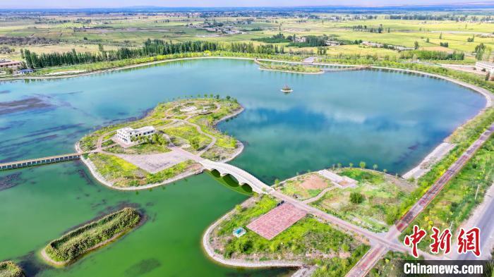 图为临泽县沙河镇曹家湖景色　安学海　摄