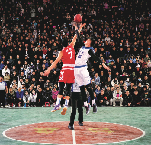 贵州“村BA”比赛现场。林剑 摄