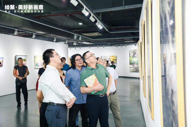 开幕现场 | “绘聚•美好新画意——南山&middot;宜兴美术精品交流展”在深圳大学美术馆圆满开幕