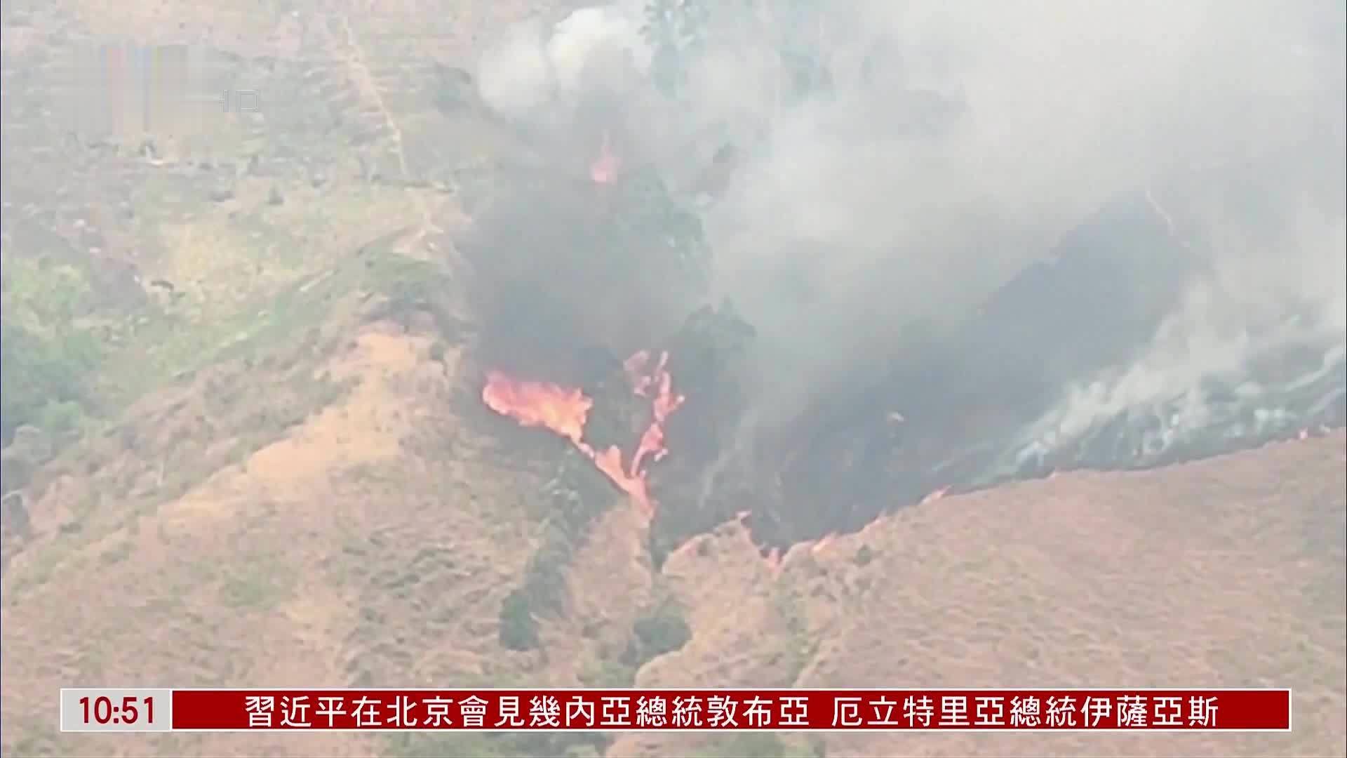 厄瓜多尔南部山火已燃烧十日