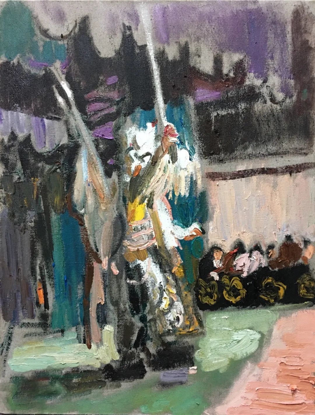 《常胜将军》布面油画 65&times;50cm 2018