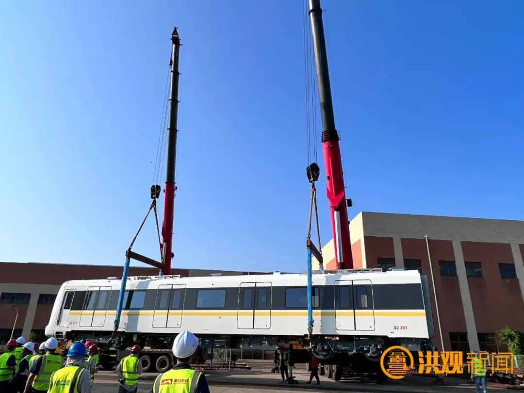 南昌地铁2号线东延线首列车完成接车