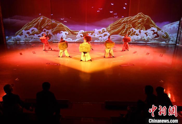 图为大型室内史诗演出《长城》现场。韩冰 摄