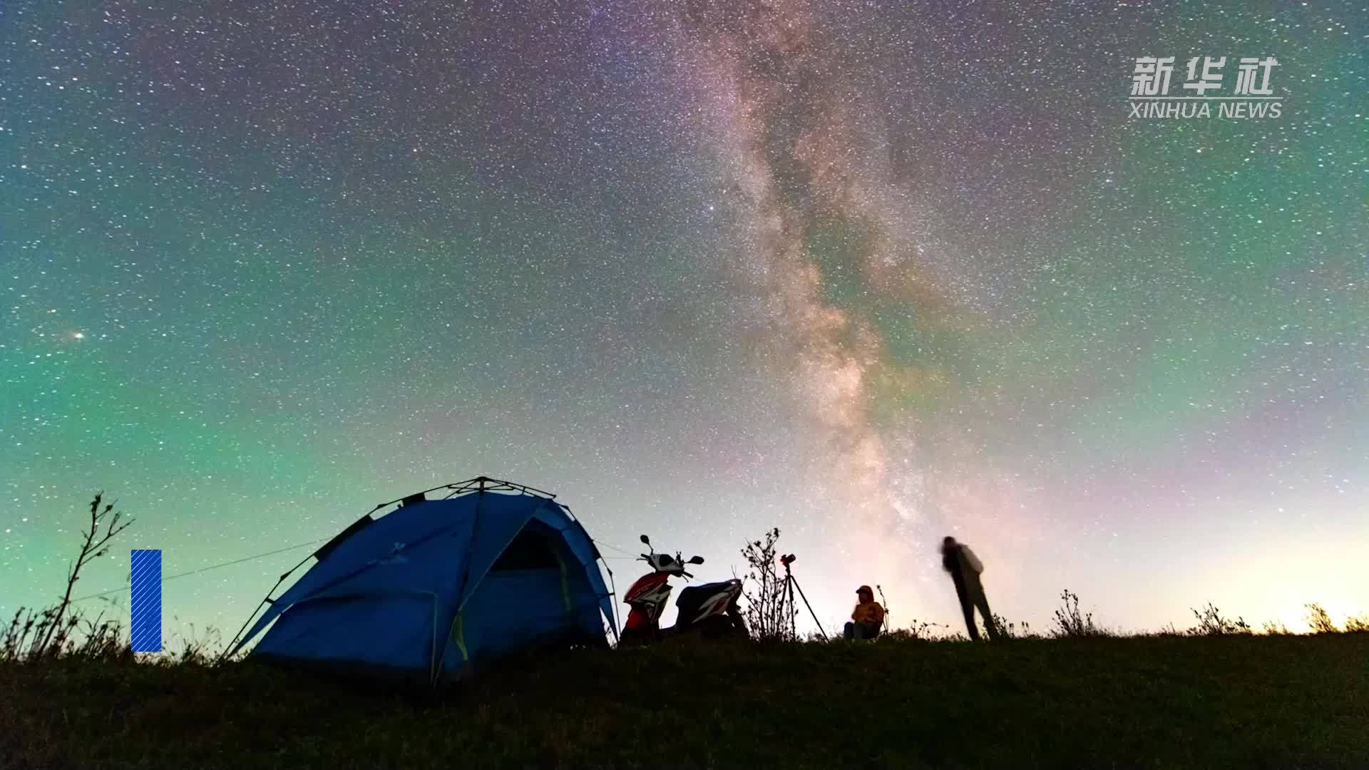 星空上演“舞蹈秀”，佳木斯夜空美翻了