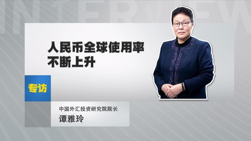 专访中国外汇投资研究院院长 谭雅玲：人民币全球使用率不断上升