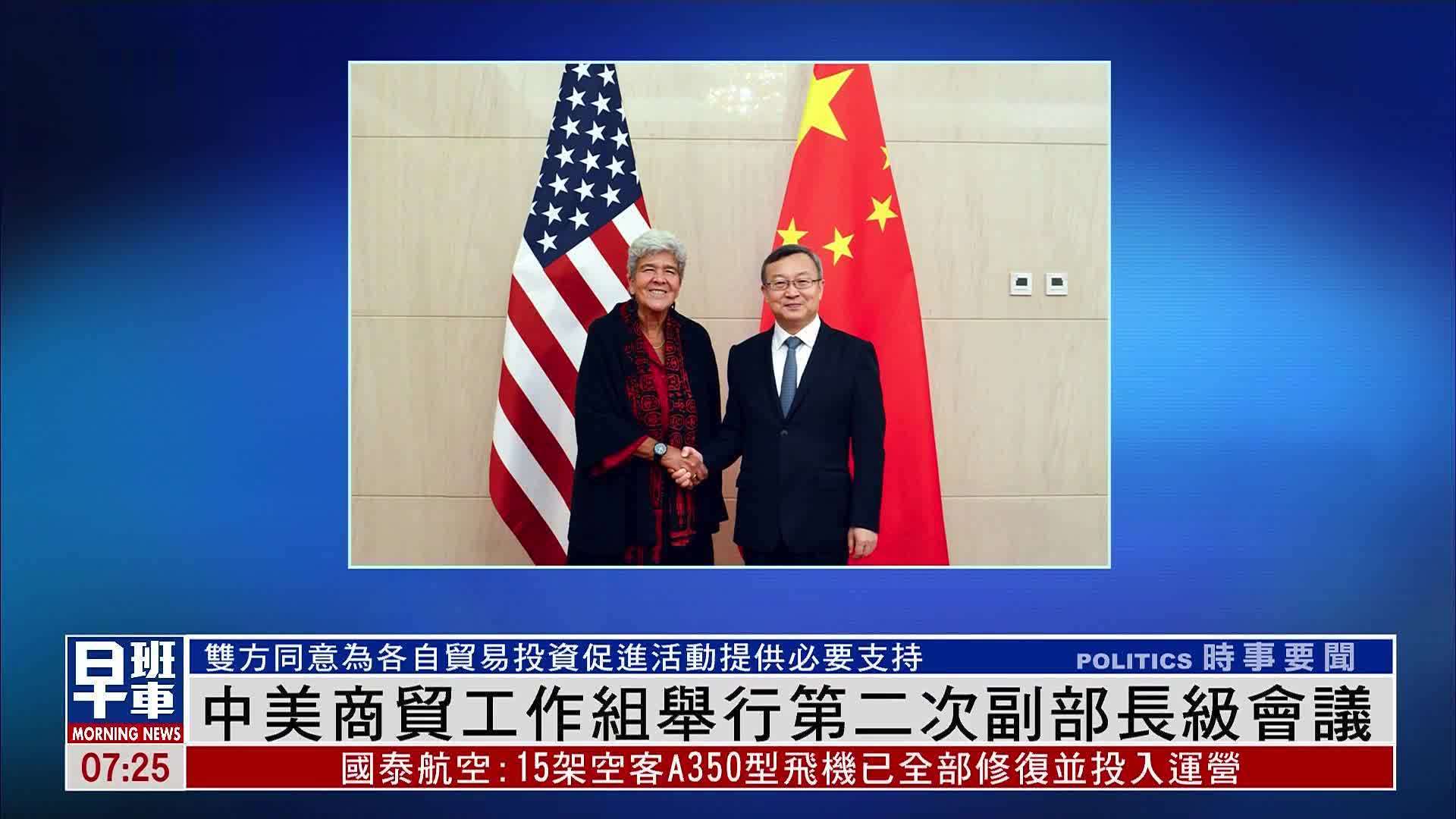 中美商贸工作组举行第二次副部长级会议