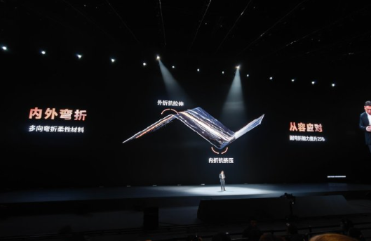 华为Mate XT首发华为天工铰链系统:非牛顿流体+业界最大UTG玻璃