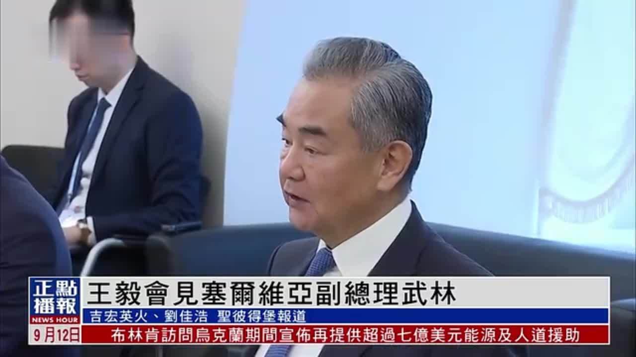 王毅会见塞尔维亚副总理武林