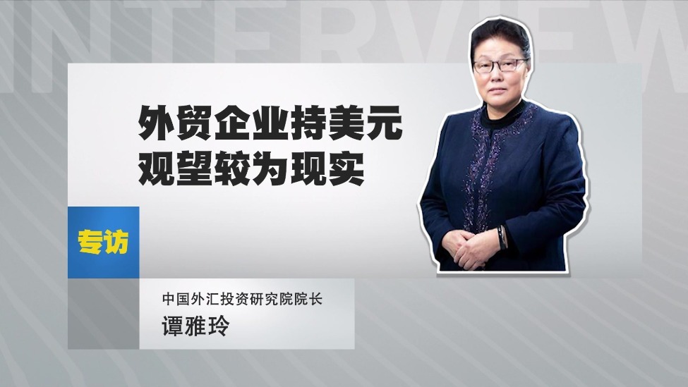 专访中国外汇投资研究院院长 谭雅玲：外贸企业持美元观望较为现实