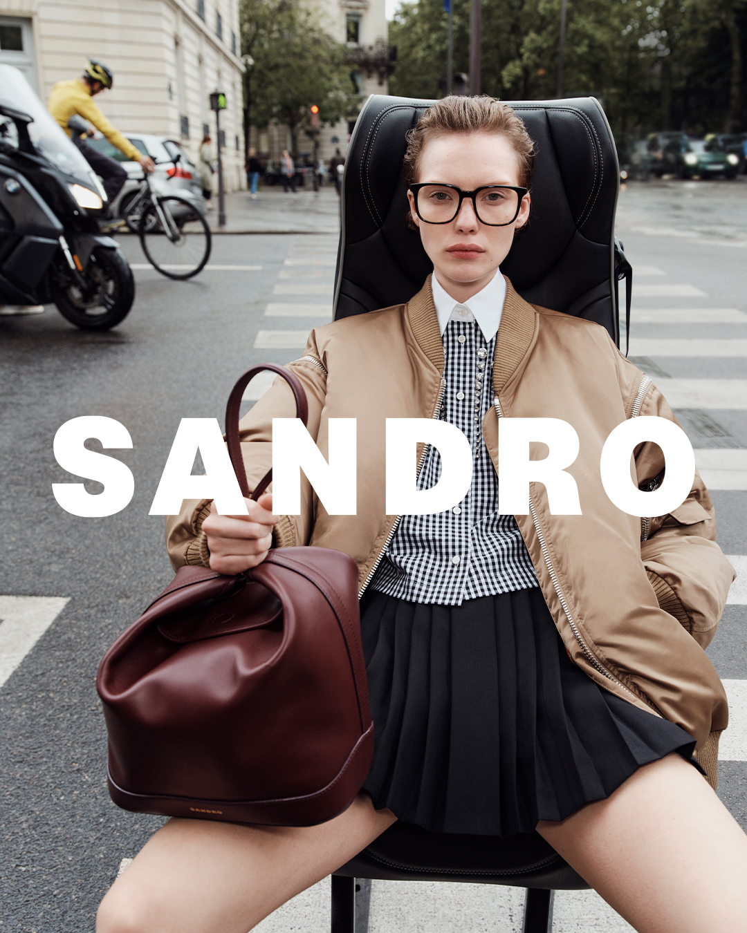 SANDRO 2024秋冬系列广告大片