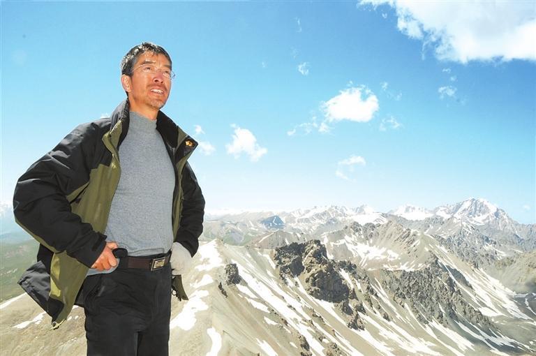 俞祁浩在青藏高原科考时的留影