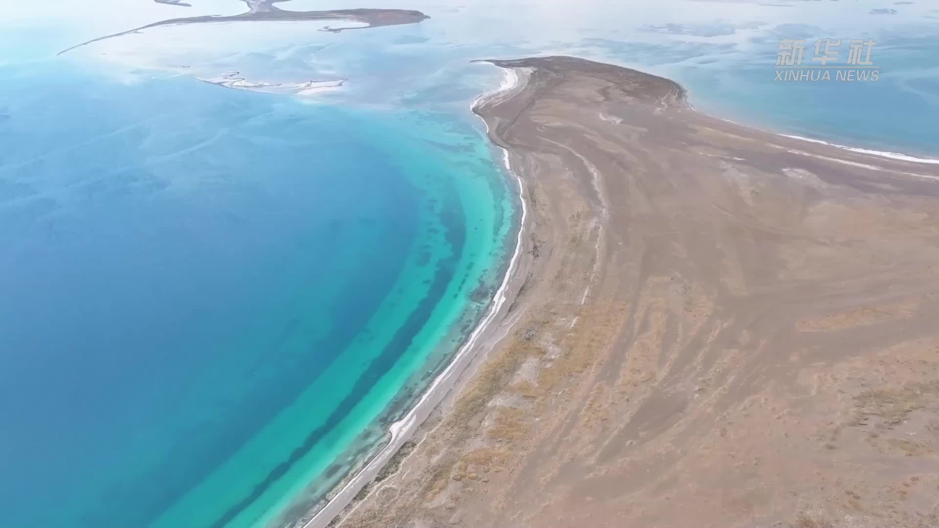 铸牢共同体 中华一家亲｜扎日南木错：湖泊湛蓝 万鸟齐飞