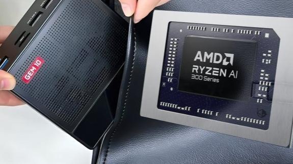 天鋇GEM10 370迷你PC亮相：首搭AMD Ryzen AI9HX370APU，0.6升，AI算力50TOPS