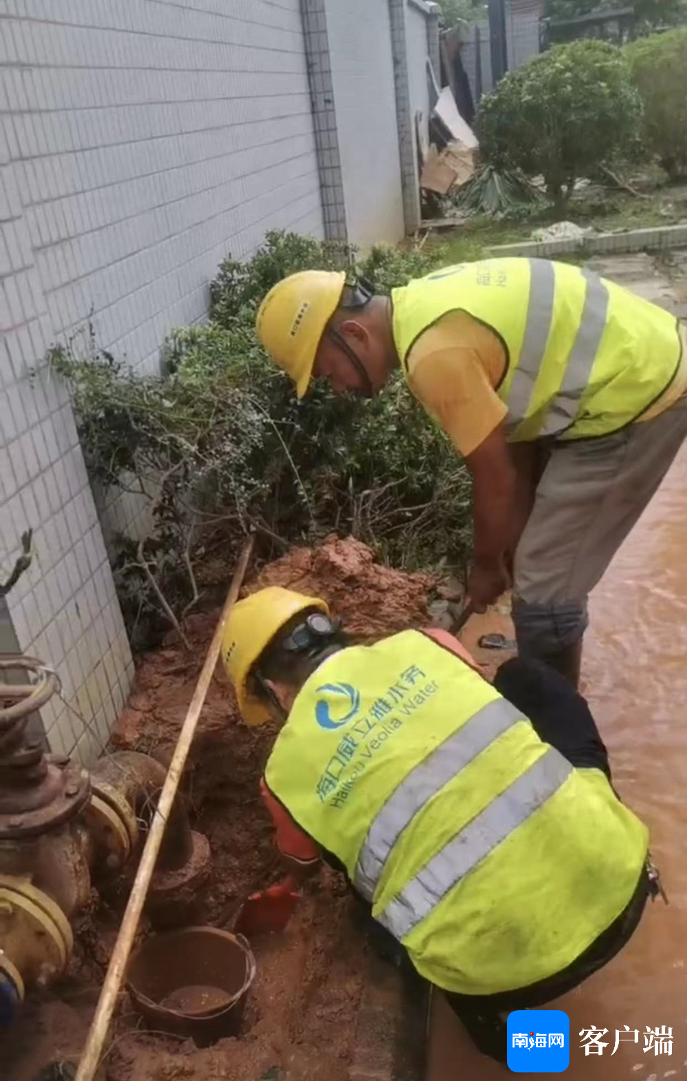 海口加快抢修供水机井 预计今日20时陆续恢复供水