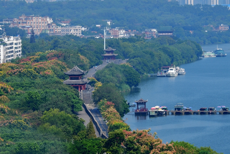 赣州宋城。赣南日报记者欧艳芬 摄