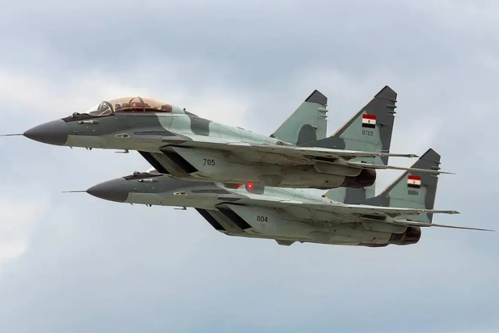 为了弥补F-16的不足，埃及还引进了俄制米格-29战机。