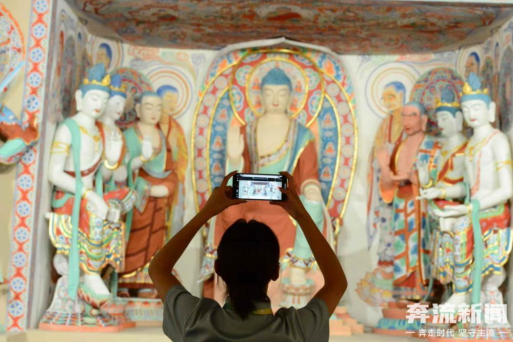 敦煌研究院成果展 奔流新闻记者 裴强