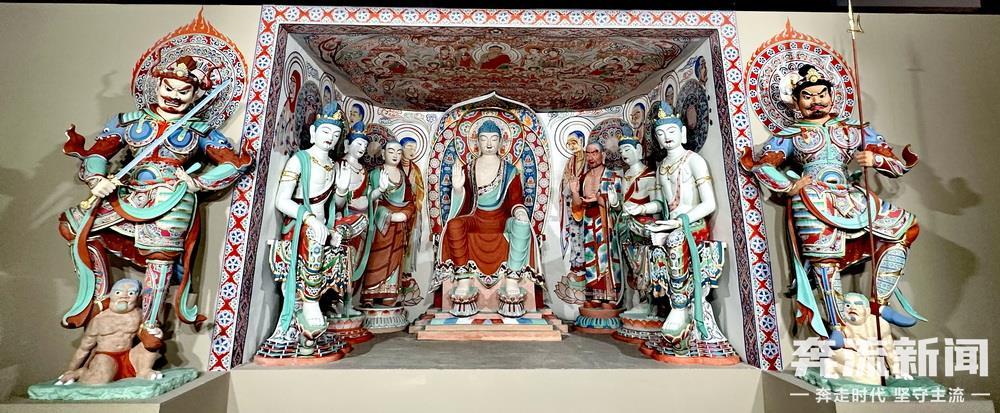 敦煌研究院成果展 奔流新闻记者 裴强