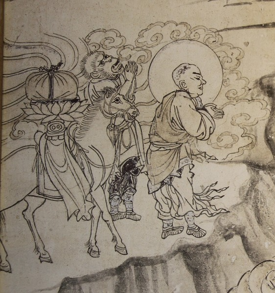 榆林窟第3窟《玄奘取经图》(西夏)