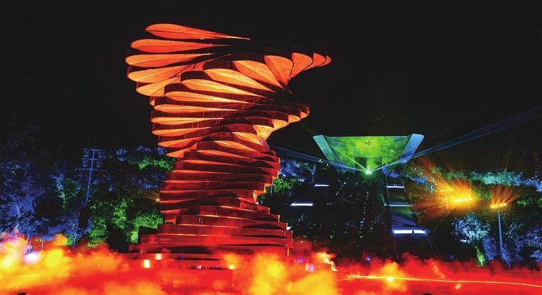 “镍都之光”文化展演现场