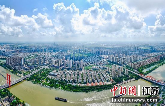 京杭大运河江苏省宿迁市宿豫区段，景色美不胜收。 宿迁市委宣传部供图