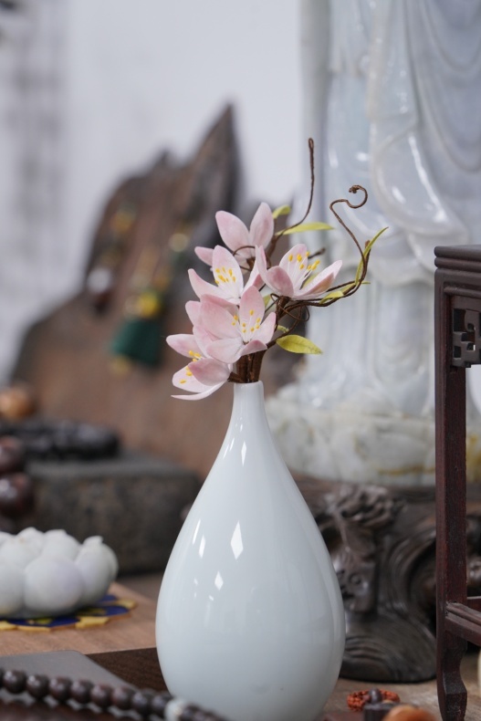 非遗绒花作品