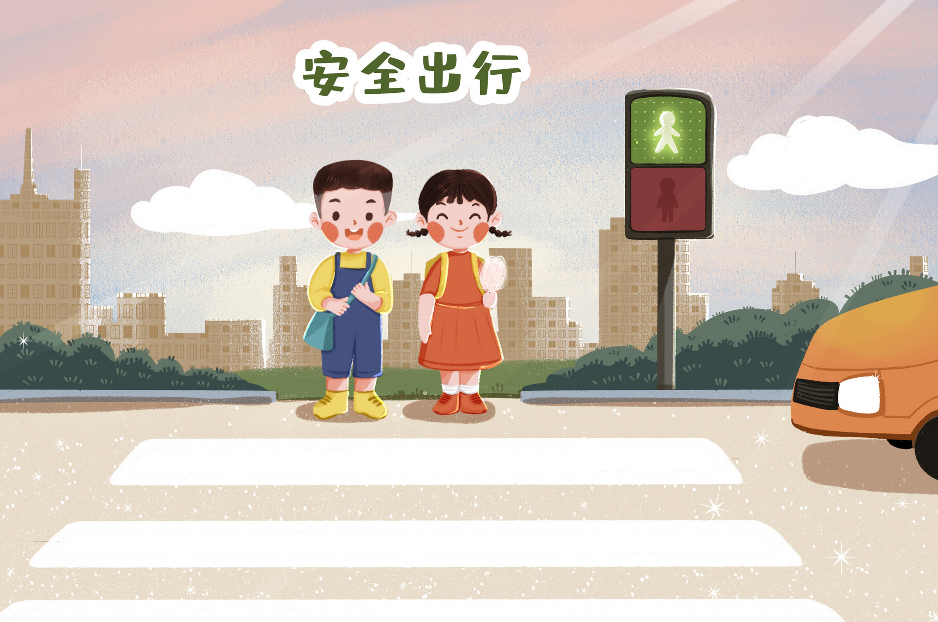 保障道路安全 胶州市开展学校周边交通隐患点排查整治