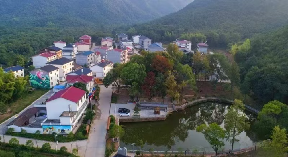 马荃镇岩前倪家村内分布着多家民宿。鹰潭市余江区融媒体中心/供图