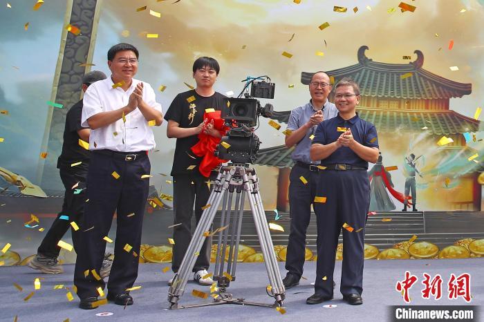 9月23日,网剧《海昏行》开机发布会在汉代海昏侯国遗址国家考古遗址公园举办。刘占昆 摄