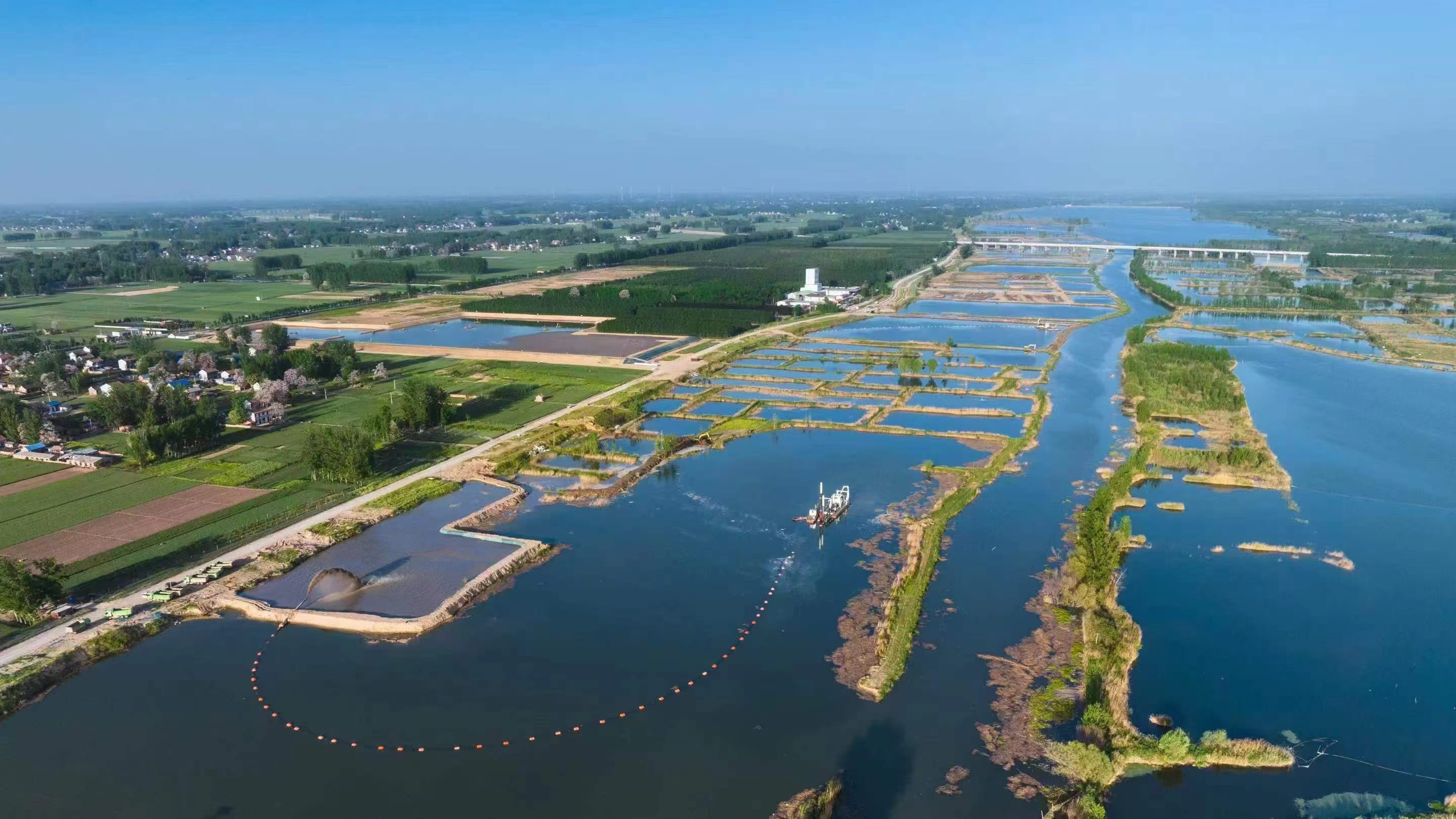 工行河南省分行支持的黄河故道水生态治理项目