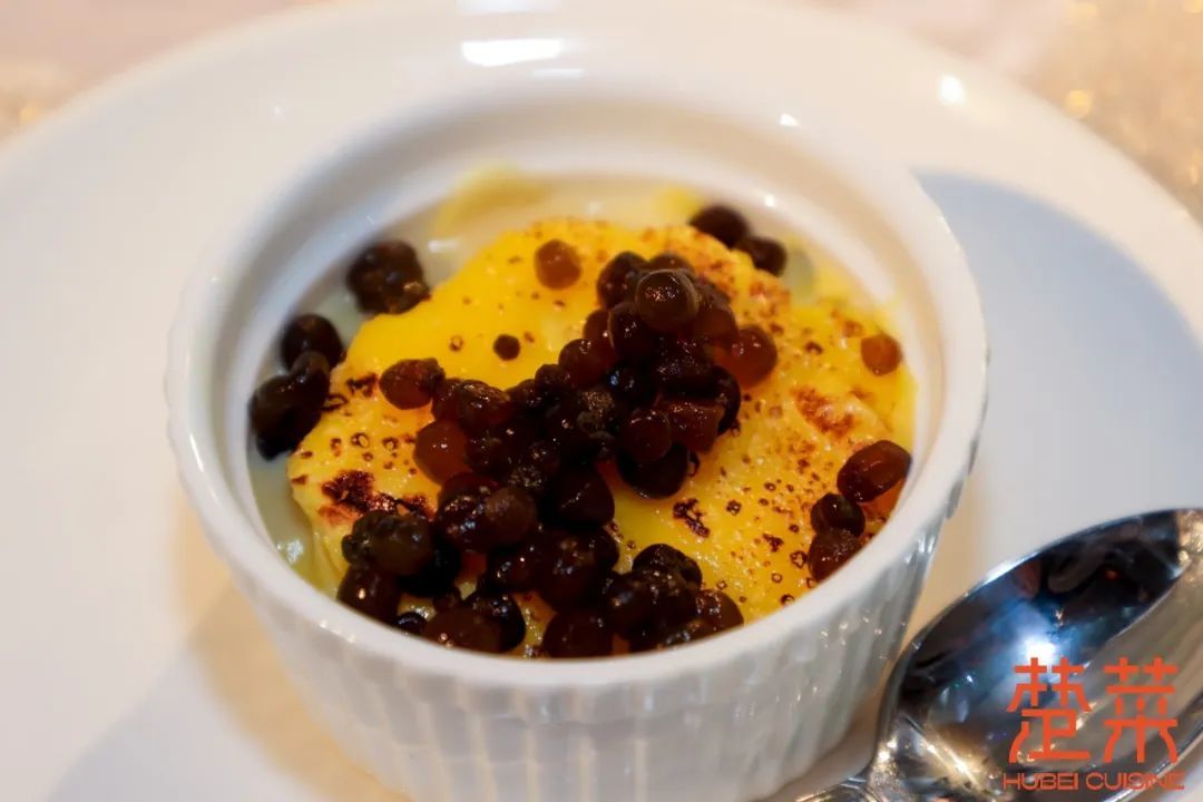 △莲蓉葛仙米布丁