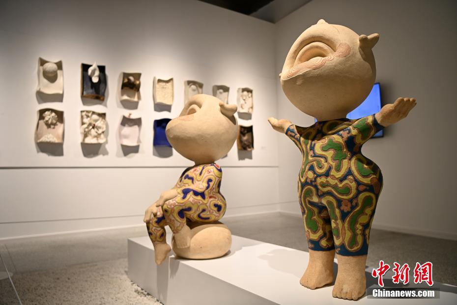 台湾陶艺大师精品亮相甘肃　与"彩陶之乡"擦出什么火花