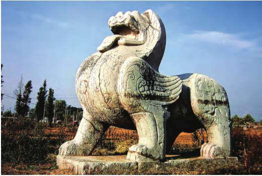 安&middot;帕鲁丹摄萧景墓石辟邪