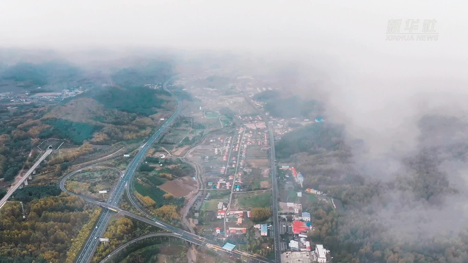 黑龙江海林秋季风景如画