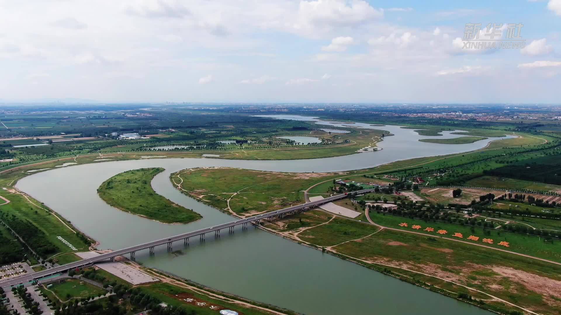 千城胜景｜河北藁城：滹沱河秋景如画