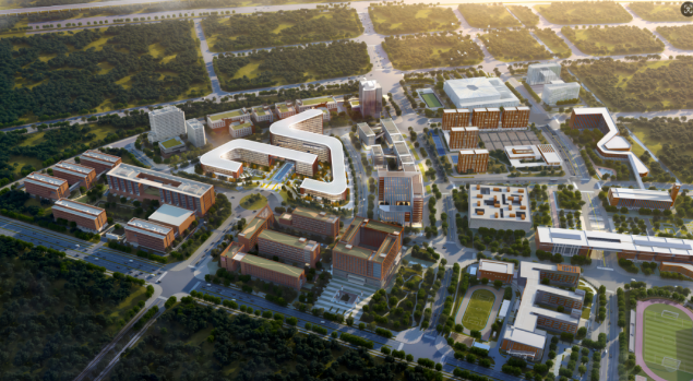 西安科学园启动区鸟瞰图