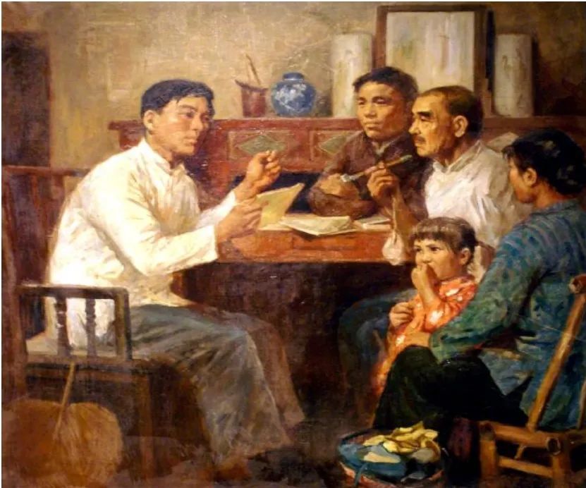 油画《信者不惧》。作者供图