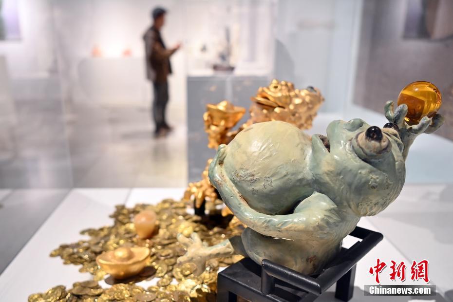 台湾陶艺大师精品亮相甘肃　与"彩陶之乡"擦出什么火花