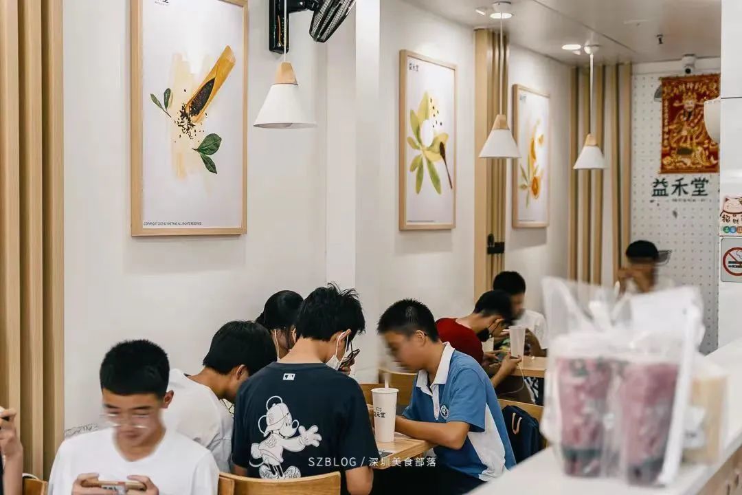 ▲深圳奶茶店。来源：深圳美食部落