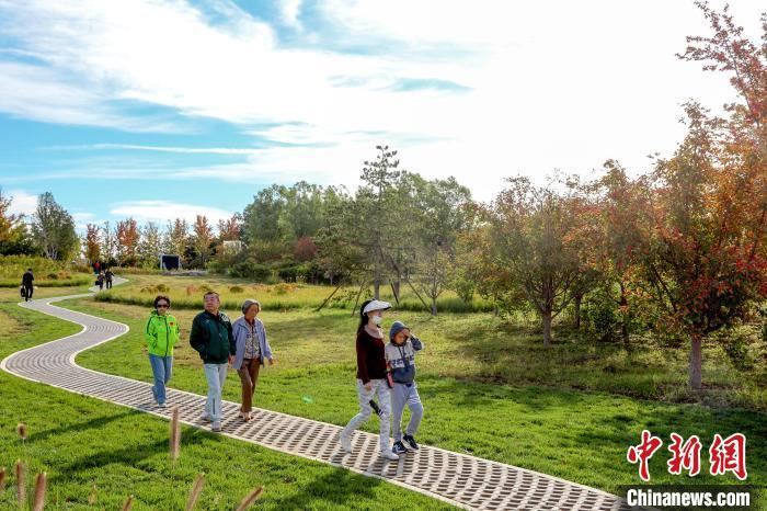 北京温榆河公园。北京市园林绿化局供图