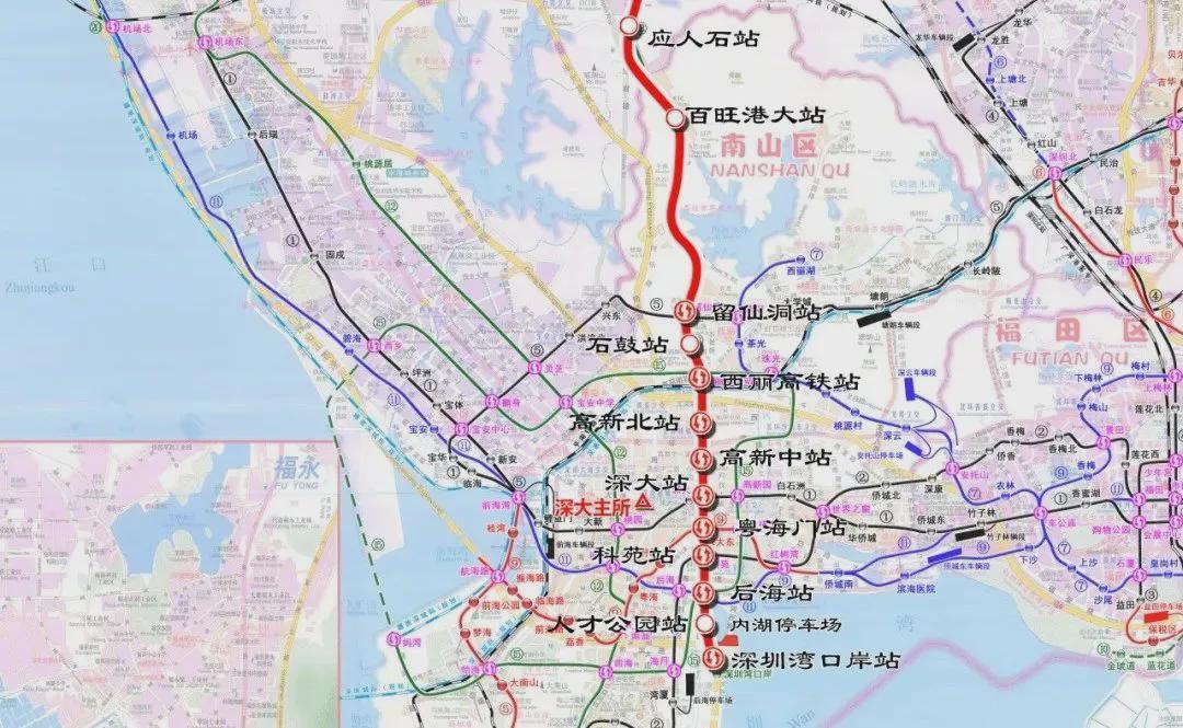 深圳这5条地铁路线年内开通，运营总里程将达595千米