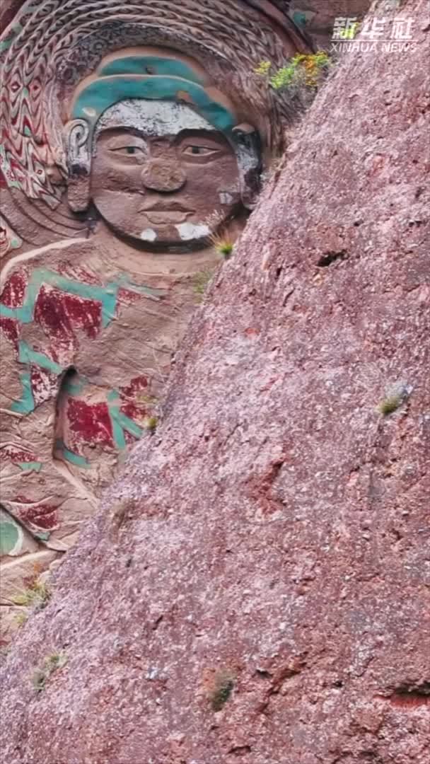 秀我中国｜这个秋天，来甘肃武山打卡水帘洞石窟群