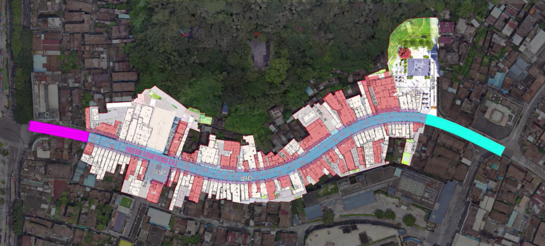 古城焕新 中山孙文西路步行街第二标段建设工程正式围蔽施工