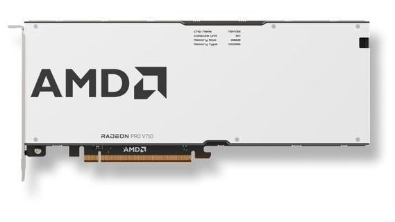 AMD發佈Radeon PRO V710：面向雲端工作負載和AI/ML用例