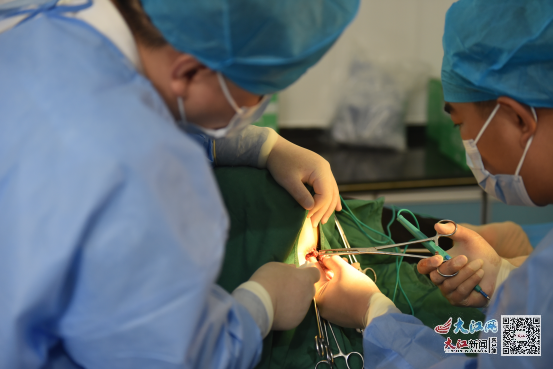 于都县祁禄山镇卫生院新开展肛肠手术(摄影:于都县卫生健康委郭洪福)